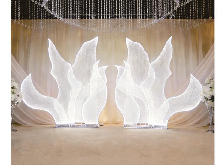 White Wave Backdrop (Two-Piece Set)
