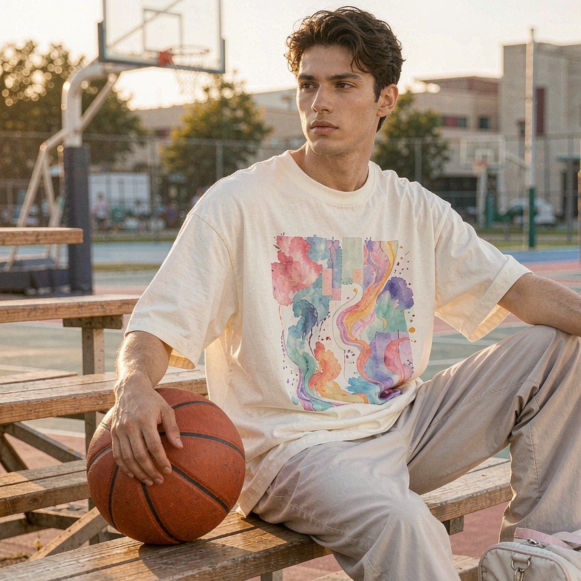 Custom printed apparel