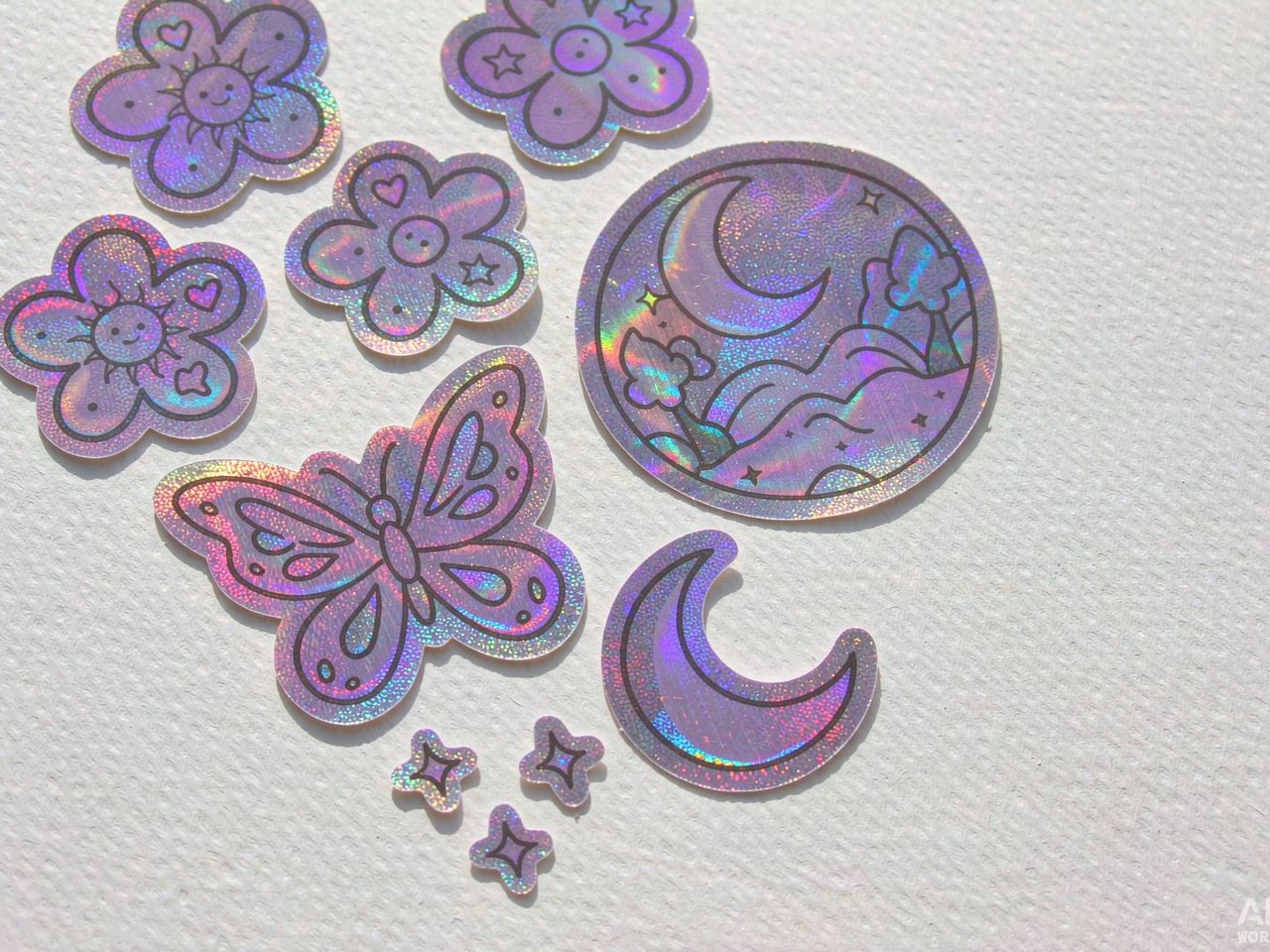 Holographic Stickers